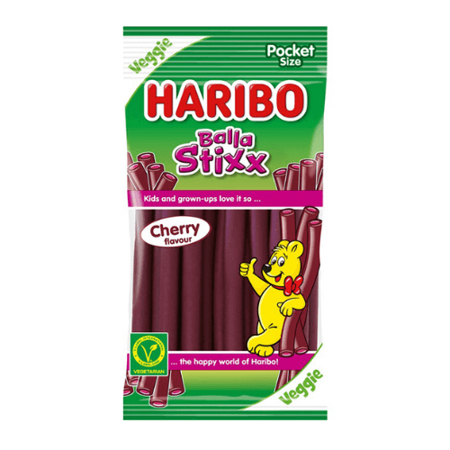 Haribo Balla Stixx Chery Flavour 80g