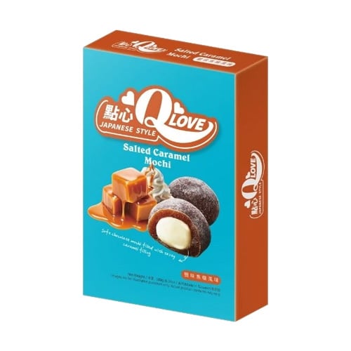 QLove Salted Caramel Deluxe Mochi 180g
