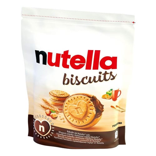Nutella Biscuits Sušenky plněné lískooříškovou pomazánkou 193g