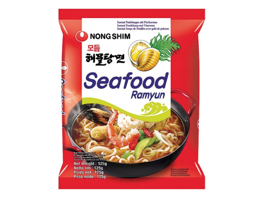 NONGSHIM SEAFOOD RAMEN MOŘSKÉ PLODY 125G 