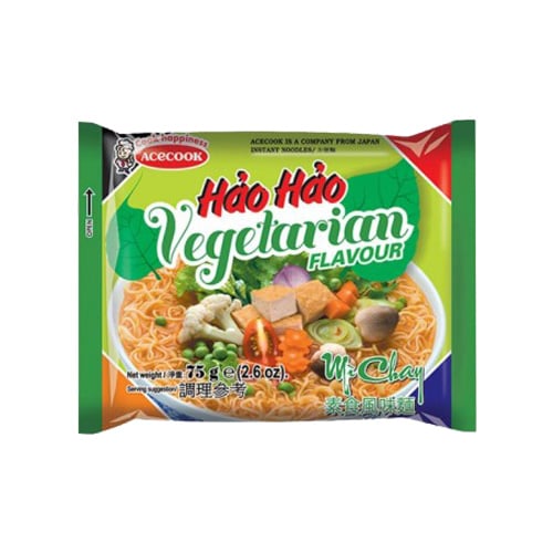 HAO HAO VEGETARIANSKÁ INSTANTNÍ POLÉVKA 75g 30ks