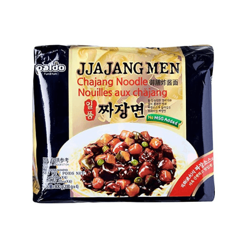 Paldo Ilpoom Jjajang Ramen 200g x 4 – Korejské nudle s černou fazolovou omáčkou. 