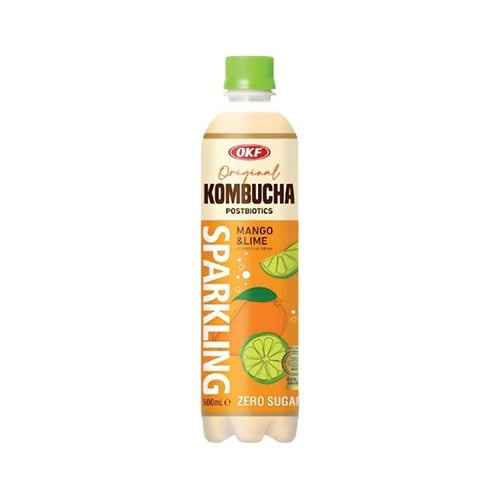 OKF Kombucha Mango Lime Sparkling Drink 500ml