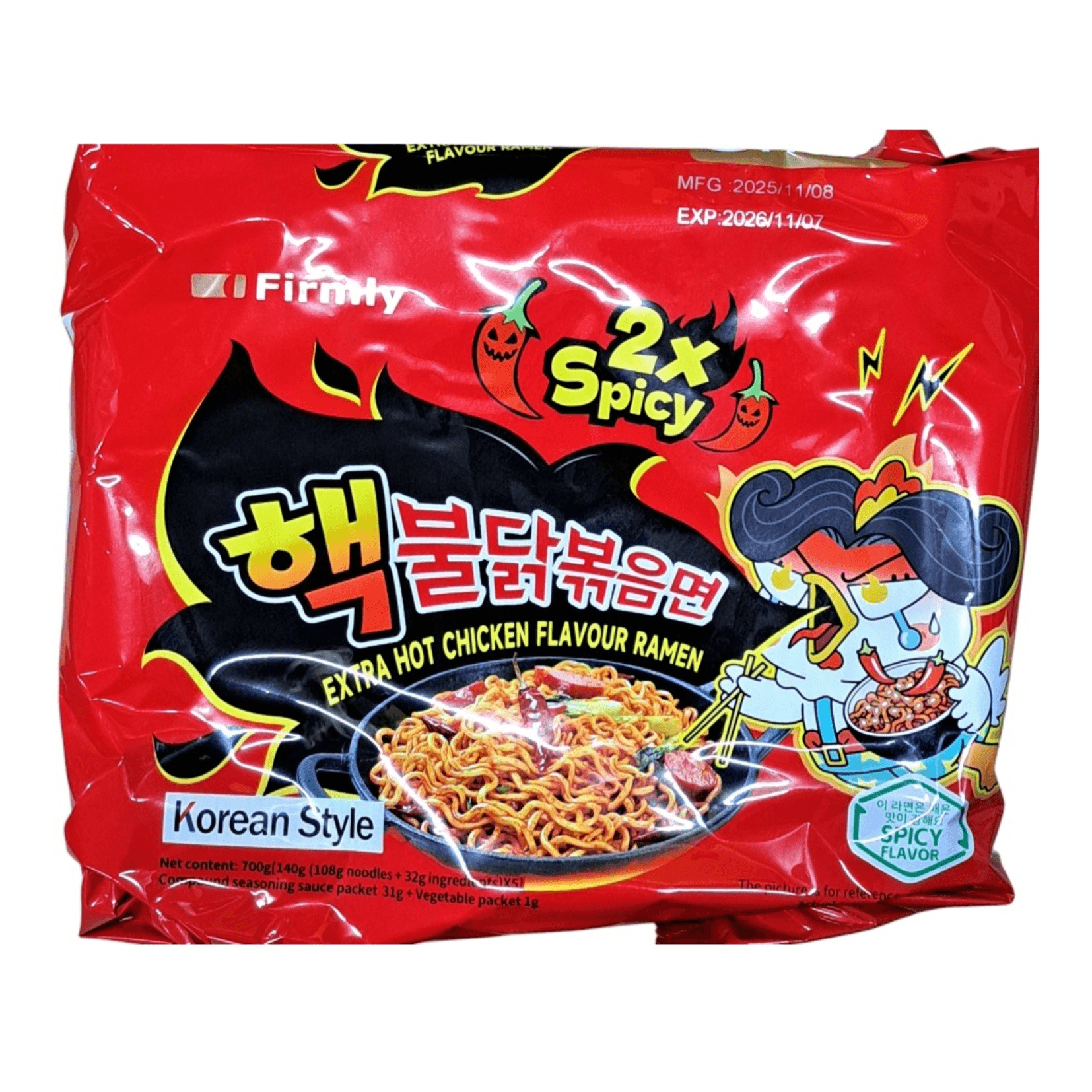 Firmly Extra Hot Chicken Ramen 140g
