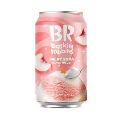 Baskin Robins Peach Yogurt Sparkling Drink 350ml 