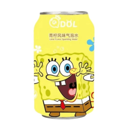 QDol Spongebob Lime Sparkling Drink 330ml