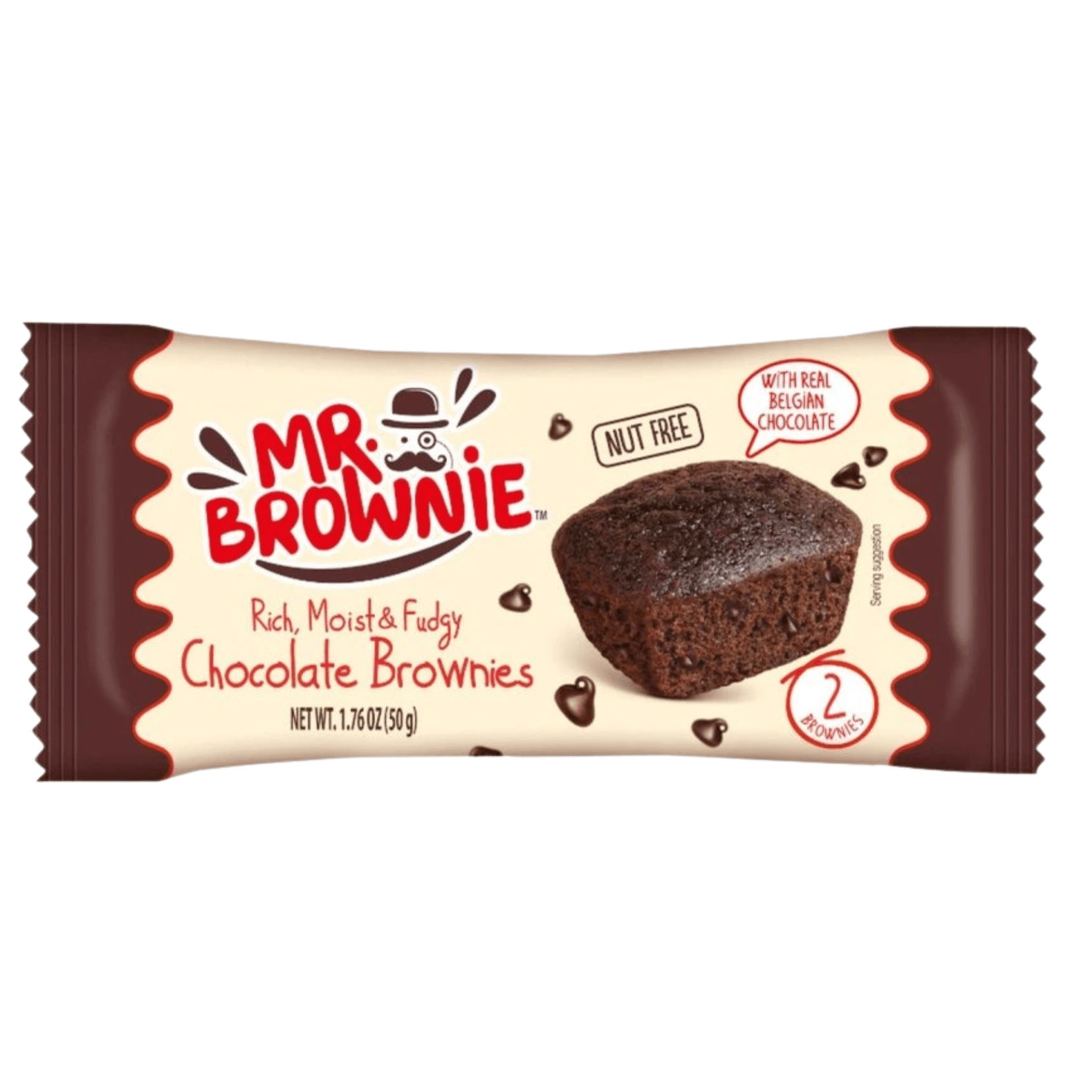 Mr. Brownie 50g Brownies s belgickou čokoládou 