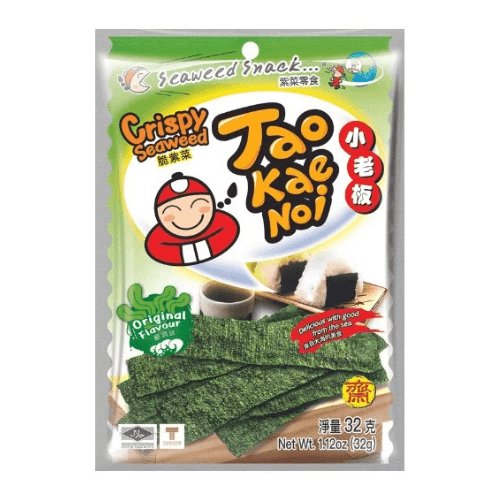 Tao Kae Noi Crispy Seaweed Original Flavour 32g  x 12