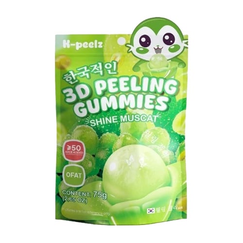K-Peelz Shine Muscat 3D Peeling Gummies 75g