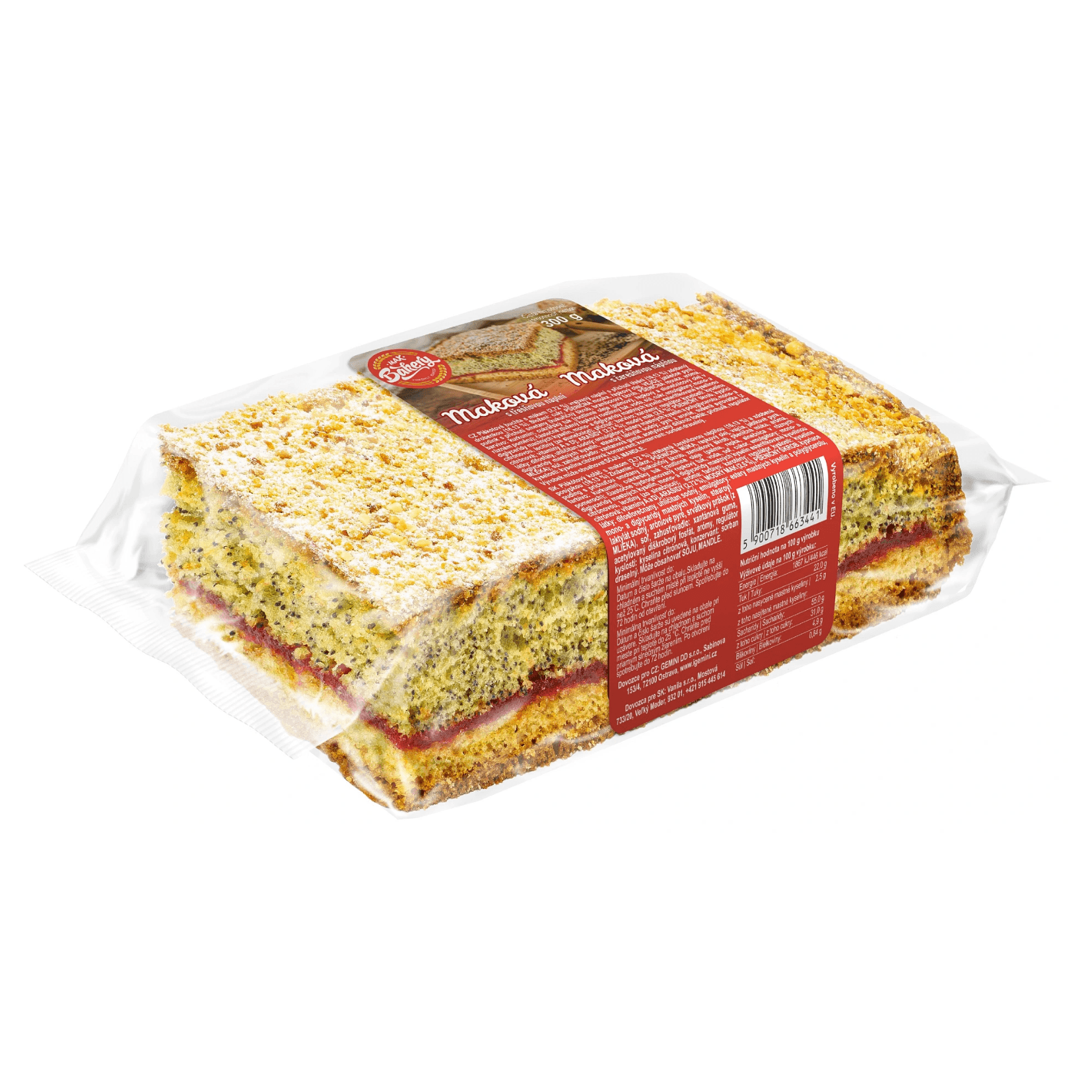 Max Bakery Buchta maková 300g