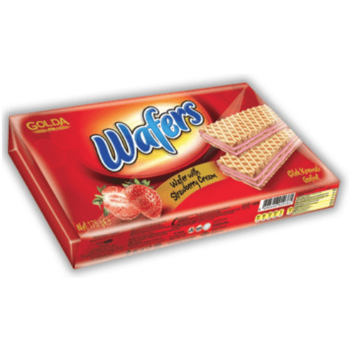 Golda Wafers Strawberry 175g