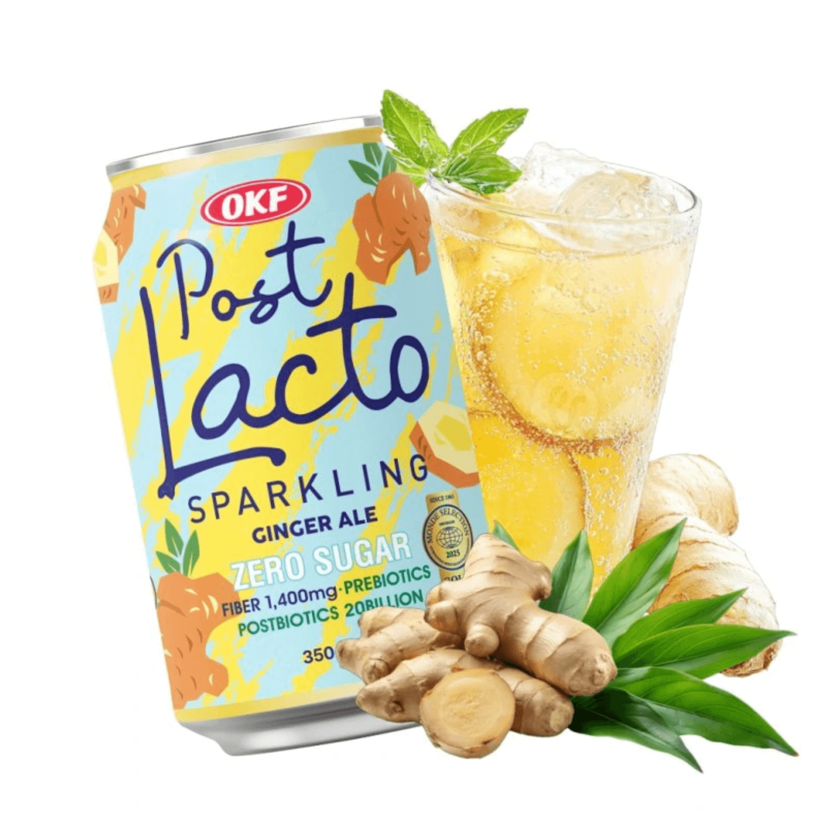 OKF PostLacto Ginger Ale Drink 350ml