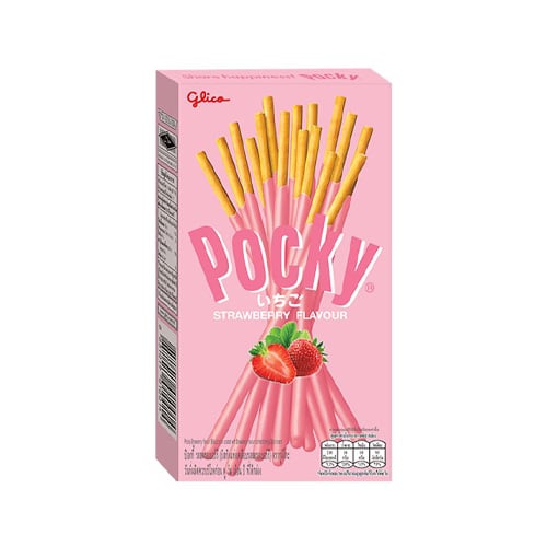 GLICO POCKY STRAWBERRY JAHODA 45G x 10