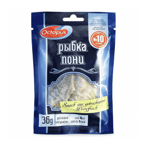 Octopus Fish Snack No10 Ponyfish 35g