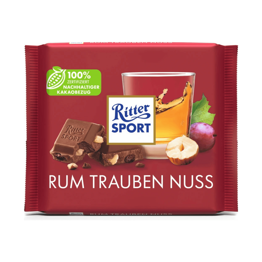 Ritter Sport Rum Trauben Nuss 100 g
