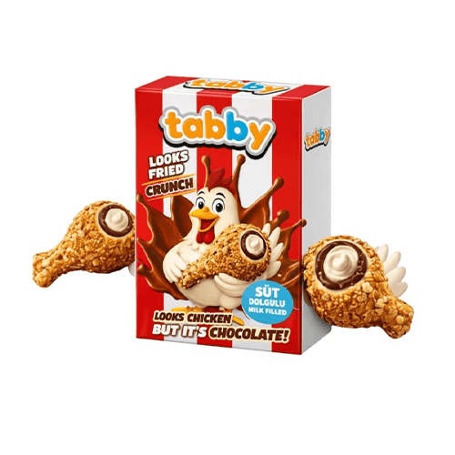 Tabby Crunch Chocolate Fried Chicken 50g