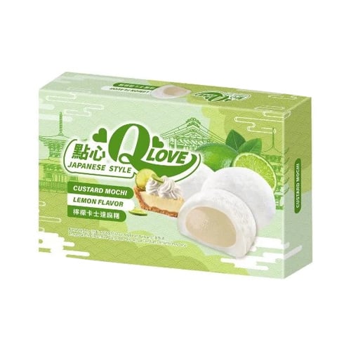 QLove Lemon Custard Mochi 168g