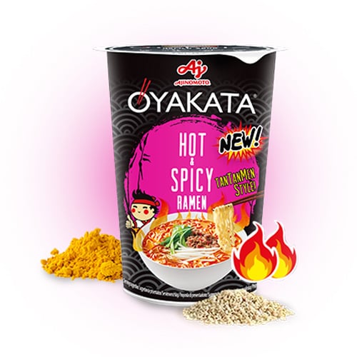 Oyakata nudle Soup Cup 63g Hot & Spicy Tantanmen