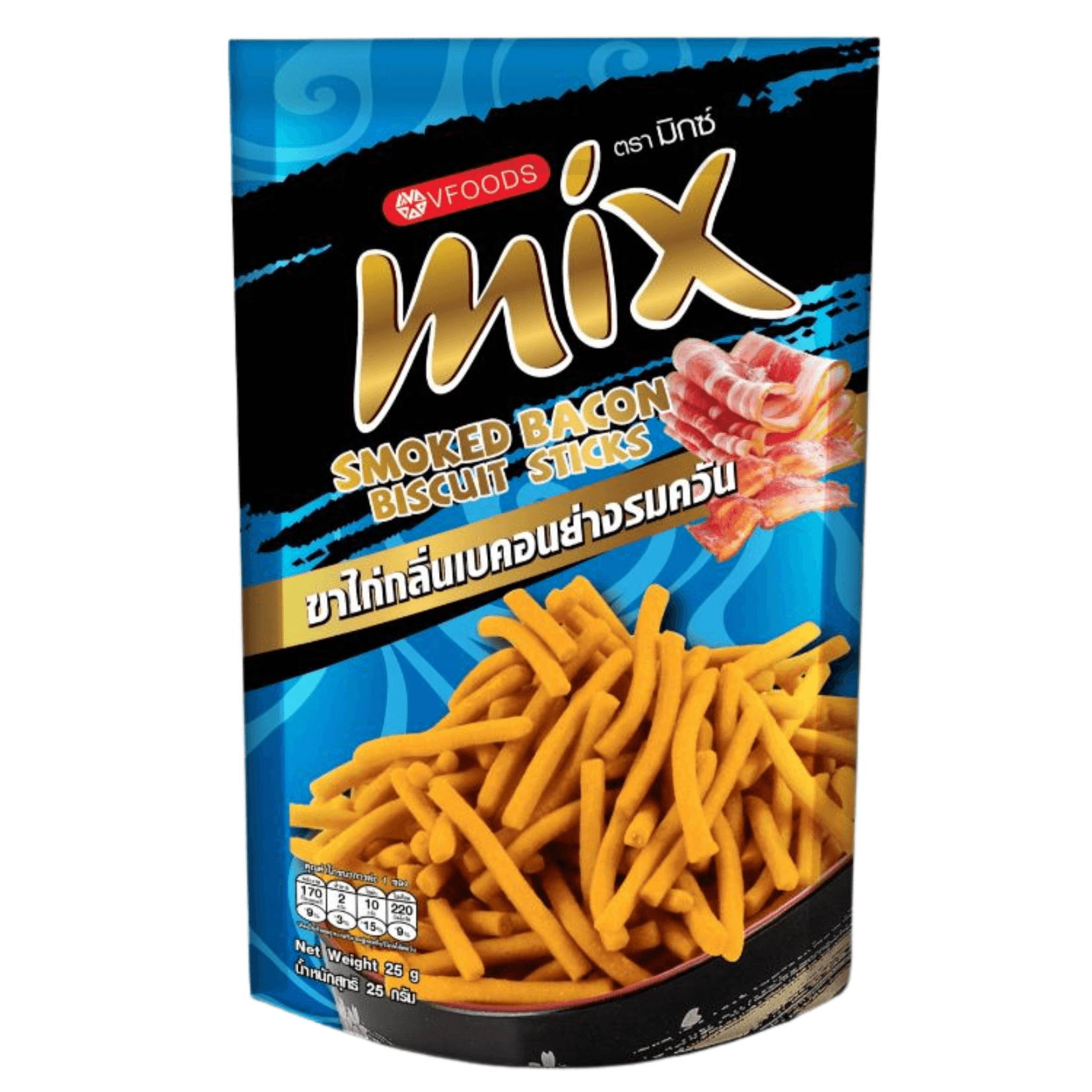 Vfoods Smoked Bacon Sticks 50g