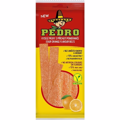 Pedro Kyselé Pásky Pomeranč 80g