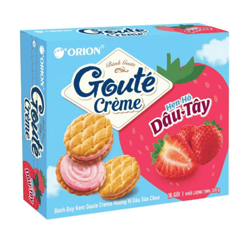 Orion Goute Crème Strawberry 320g