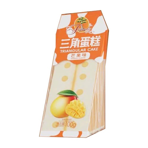 Firmly Triangular Cake Mango flavor 100g