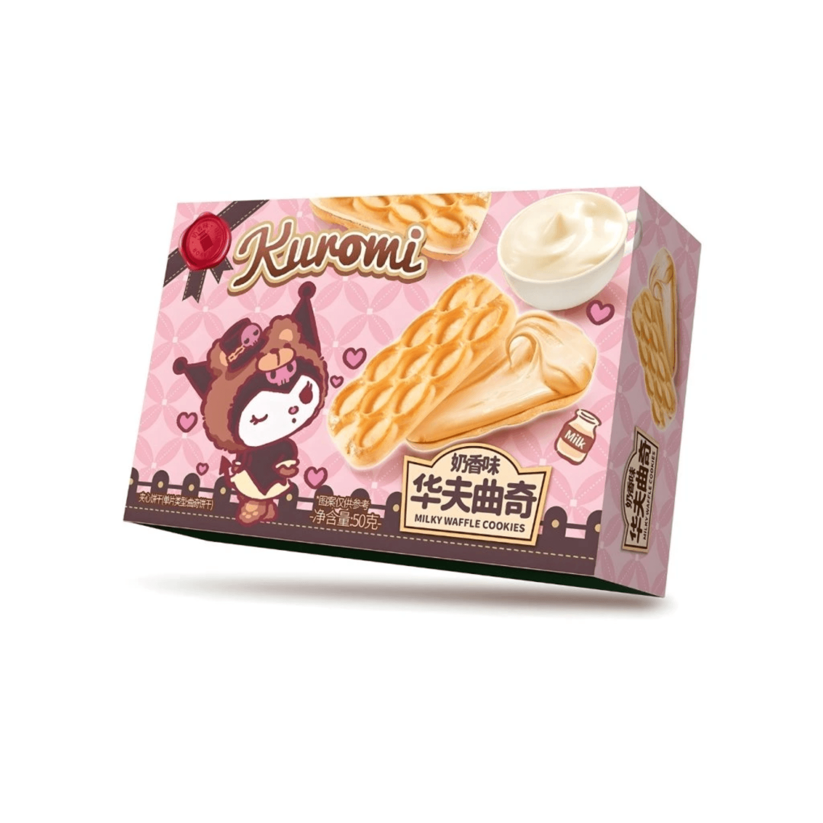 Qi Kuromi Milk Waffle Cookie 50g