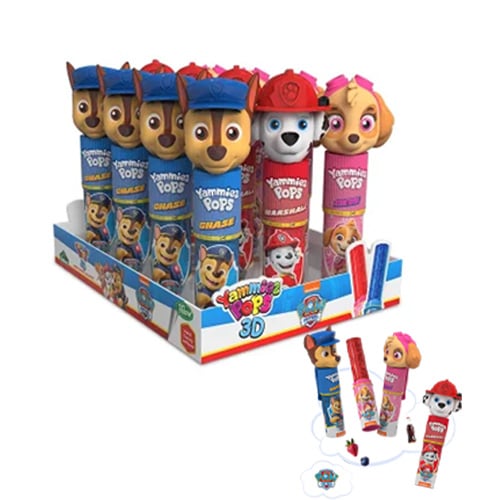 Relkon Paw Patrol 3D Yammiez Pops lollipops 15g 