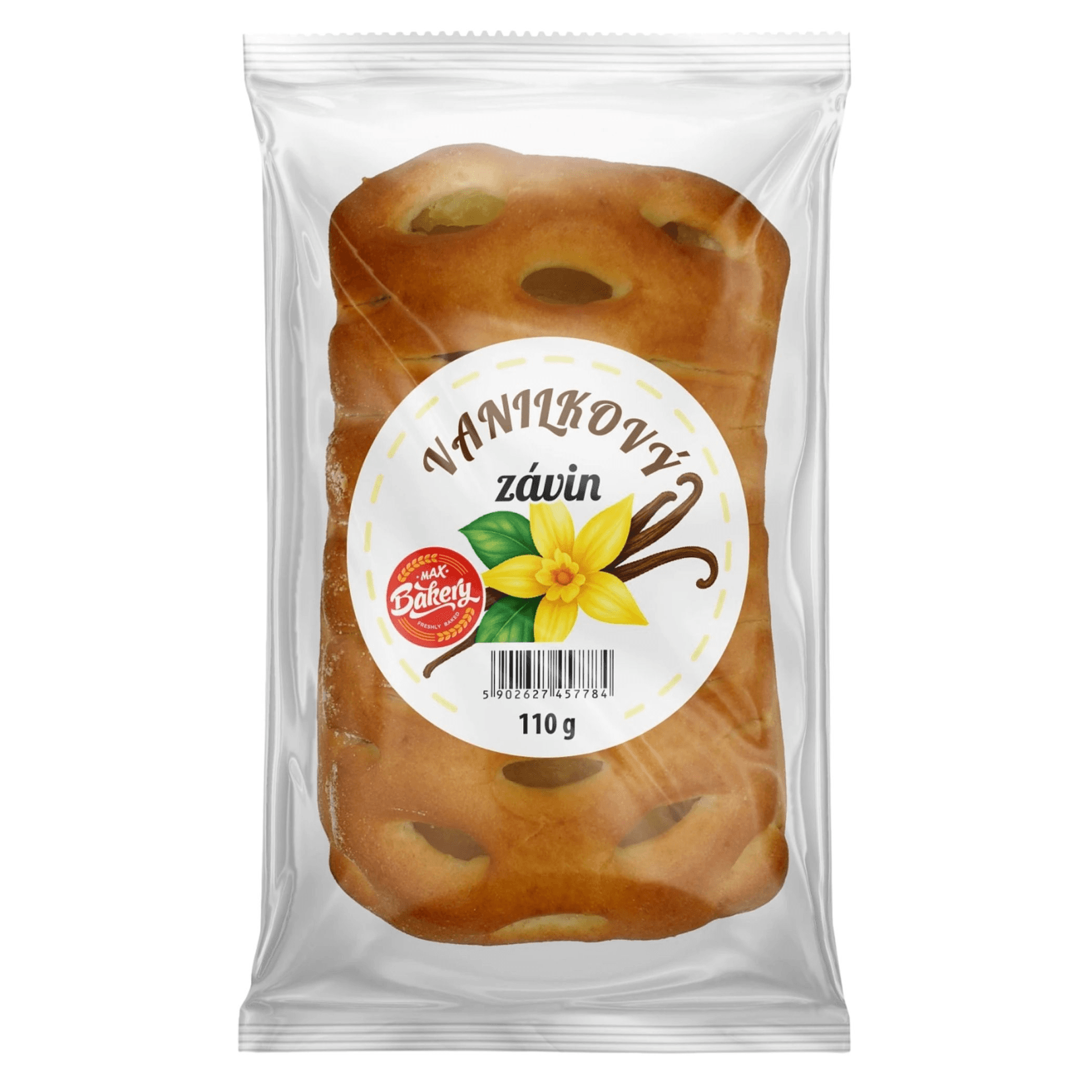 Max Bakery závin 110g Vanilkový