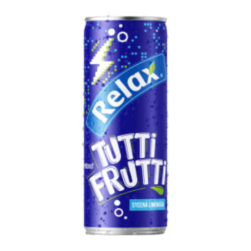 Relax Carbonated Lemonade Tutti Frutti Flavor 330ml