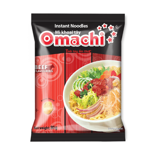 OMACHI Instant Noodles Beef Flavour 79g