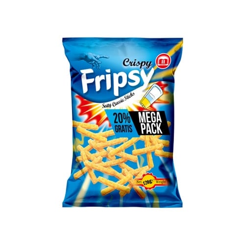 Fripsy Sticks Syr Mega Pack 120g 