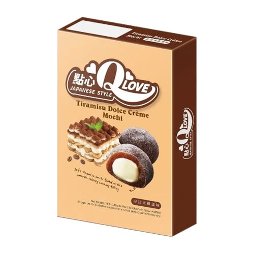 QLove Tiramisu Dolce Creme Deluxe Mochi 180g