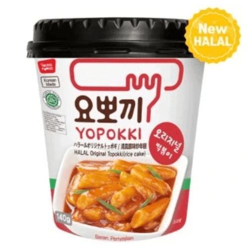 Yopokki Halal Topokki Original Cup 120g 