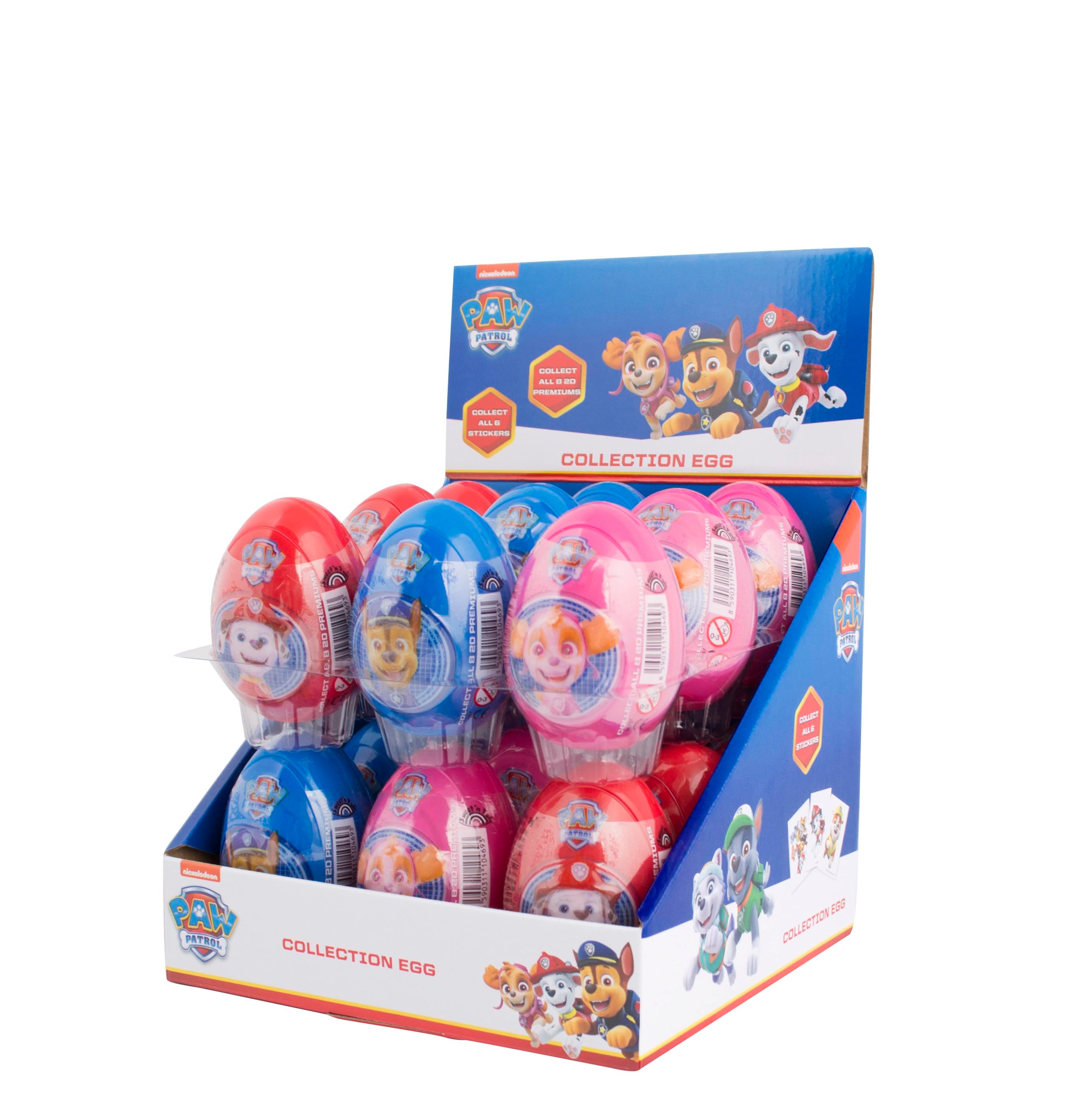 Paw Patrol Collection Egg - překvapení s cukrovinkou 10g