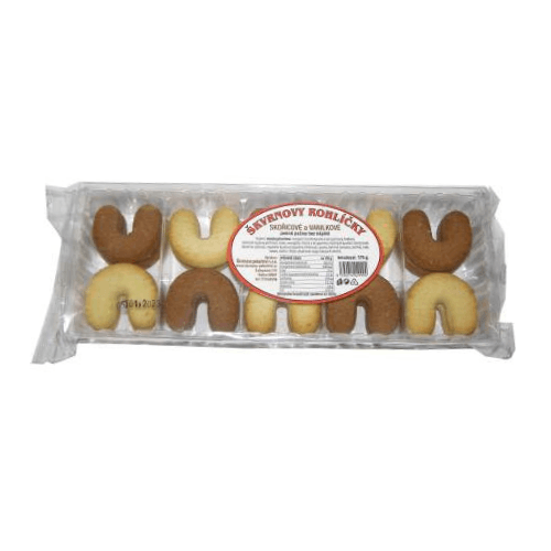 Skvrnovy Rohlíčky Skořicové a Vanilkové 175g 