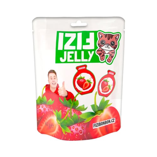 FIZI JELLY ŽELÉ - Jahoda 62g