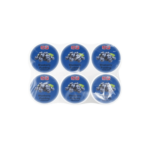 Rico Blueberry Pudding With Nata De Coco (6x65g) 390g