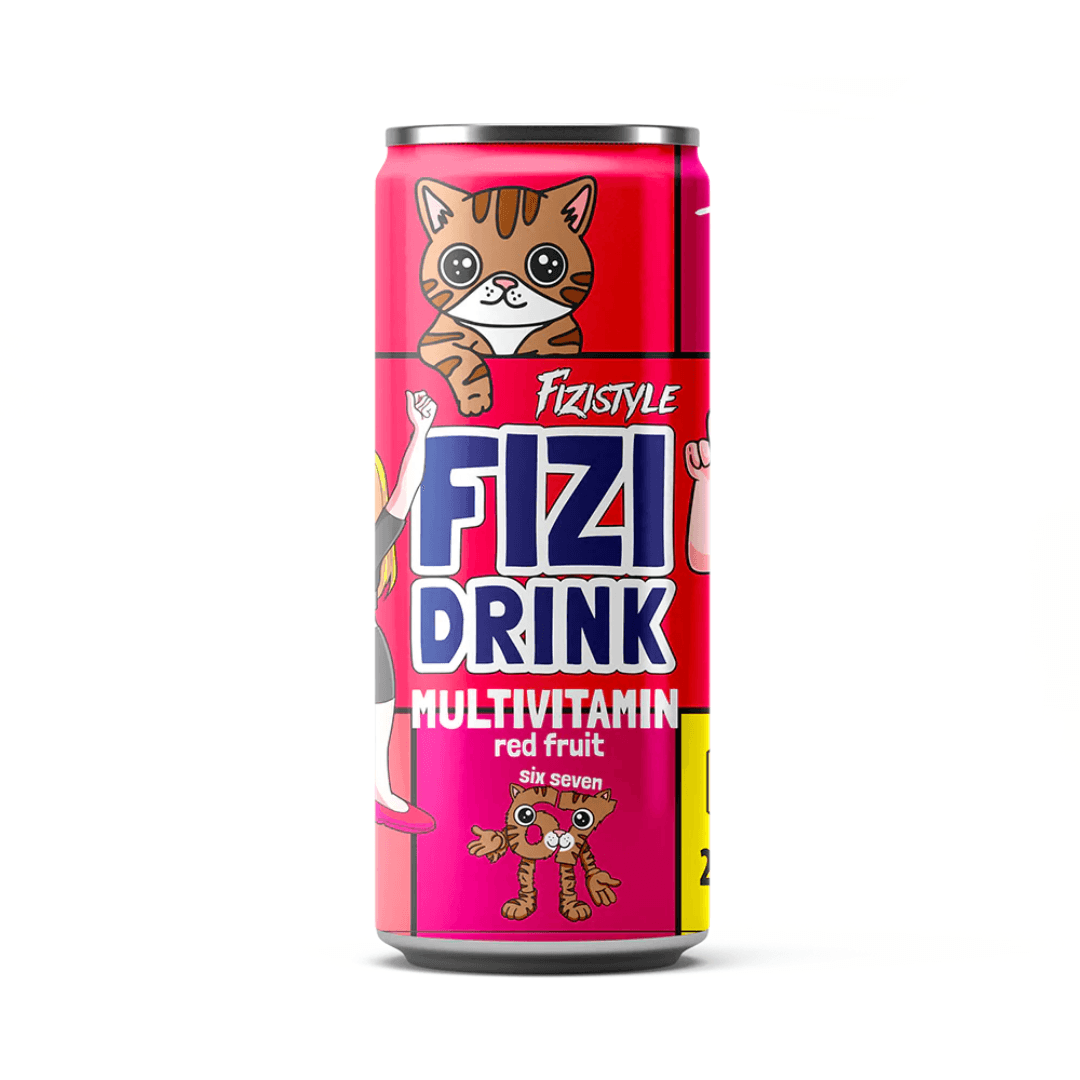 FIZI DRINK - Multivitamín Red fruit 250ml