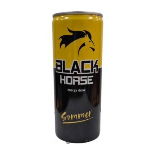Black Horse Energy 0,25L Plech Summer