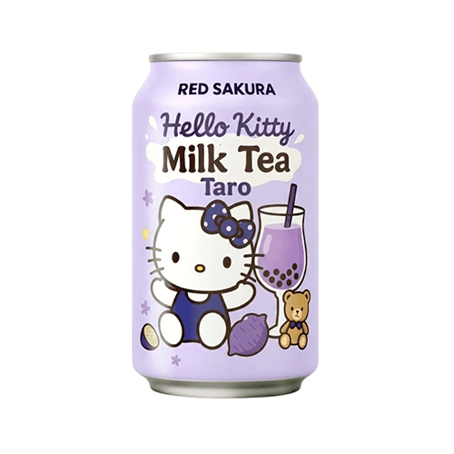 Red Sakura Hello Kitty Taro Tea Drink 310ml