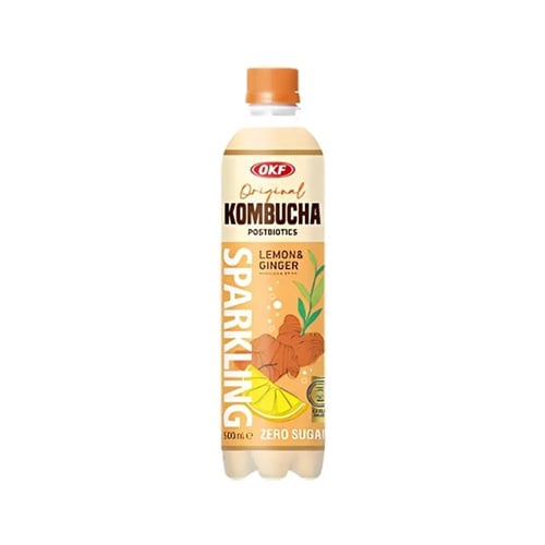 OKF Kombucha Lemon Ginger Sparkling Drink 500ml