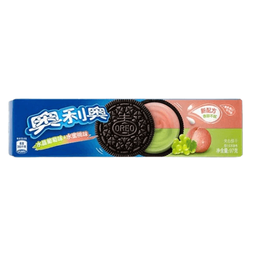 Oreo Double Crystal Grape & Peach Creme 97g