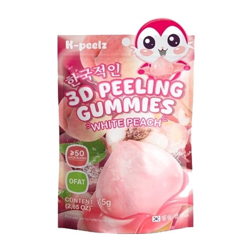 K-Peelz White Peach 3D Peeling Gummies 75g