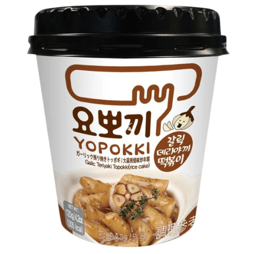 Yopokki Topokki Garlic Teriyaki Cup 120g