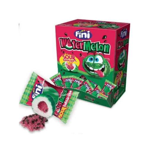 Fini Watermelon Sour Bubble Gum 6g x 200ks