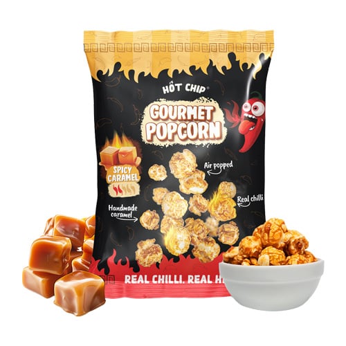 Hot Chip Popcorn Spicy Caramel 120 g