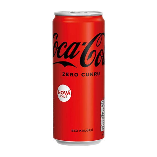 Coca-Cola Zero Int 330ml plech