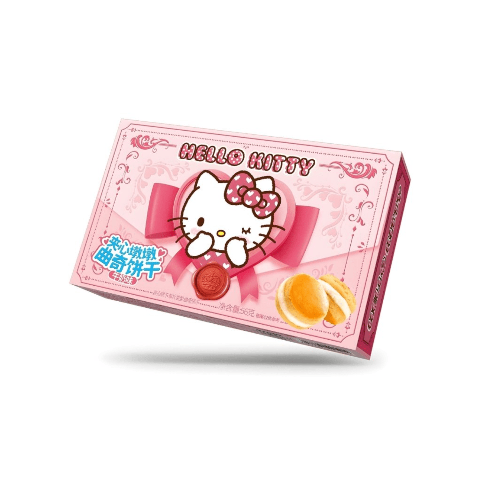 Qi Hello Kitty Milk Cream-Filled Cookie 56g