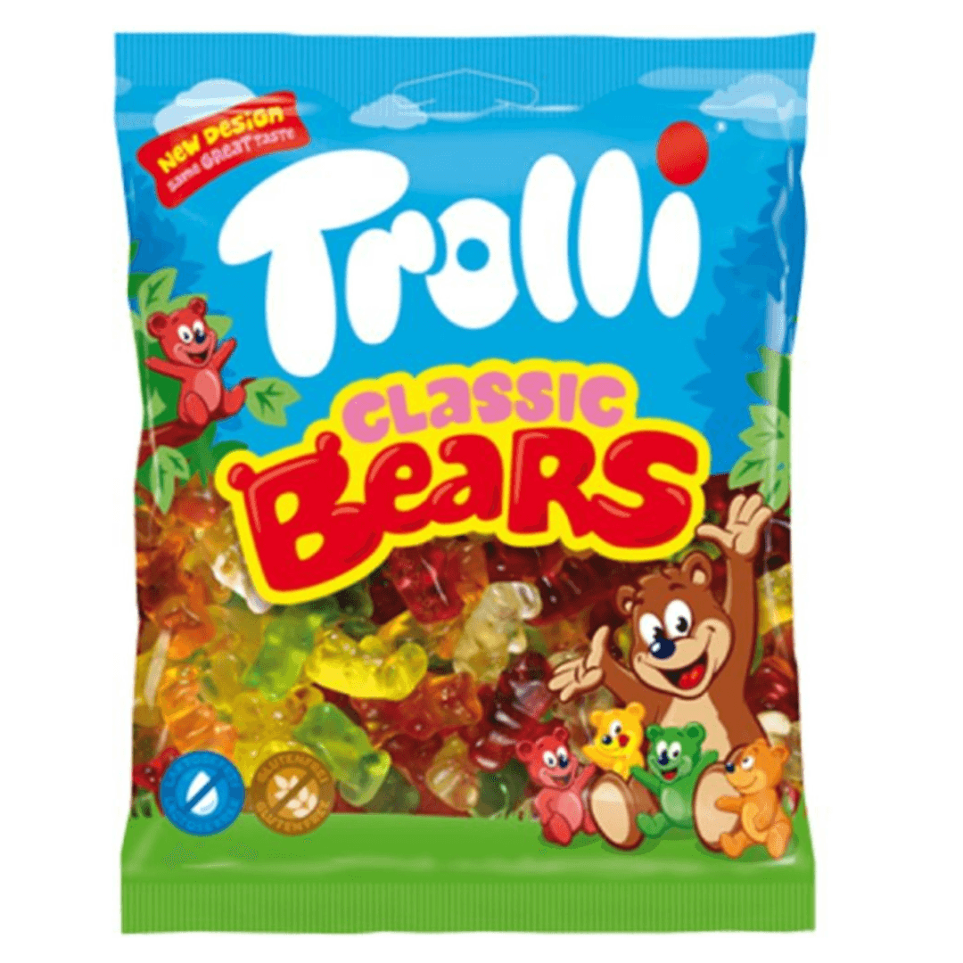 Trolli Classic Bears Halal ovocní lahodní gumoví medvídci 100g